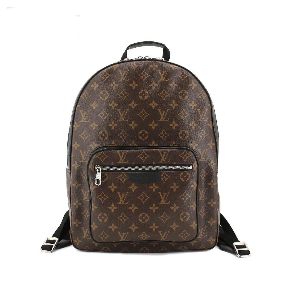 Louis Vuitton Monogram Macassar Josh Backpack Rucksack Brown Black